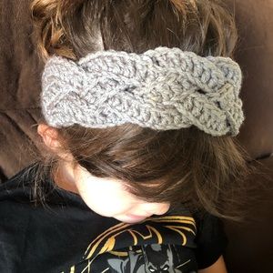 Handmade braided crochet headband. NWOT. Custom colors/size available.